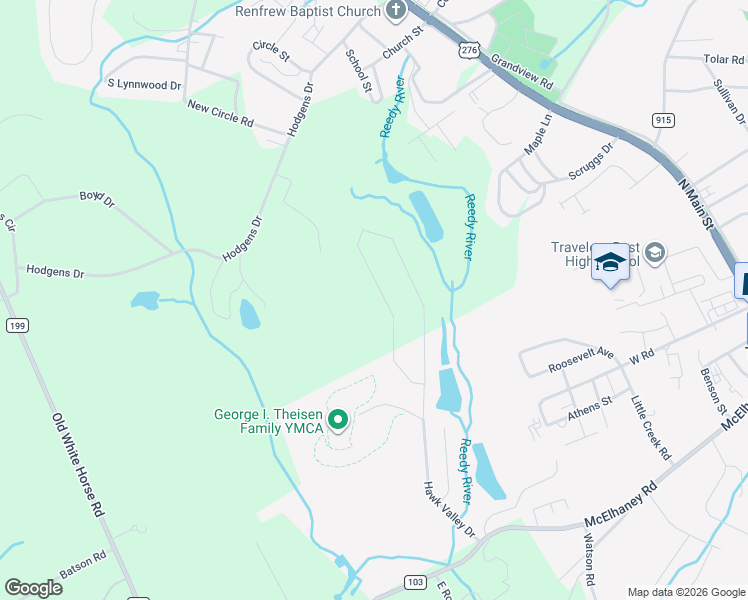map of restaurants, bars, coffee shops, grocery stores, and more near 401 Barred Owl Road in Travelers Rest