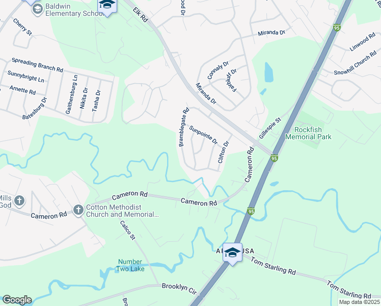 map of restaurants, bars, coffee shops, grocery stores, and more near 4430 Rose Meadow Drive in Hope Mills