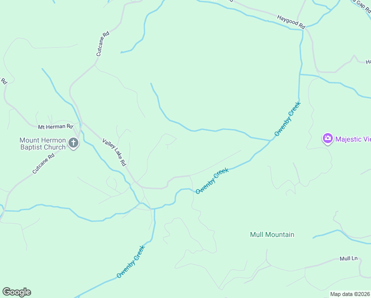 map of restaurants, bars, coffee shops, grocery stores, and more near 100 Taylor Lane in Mineral Bluff