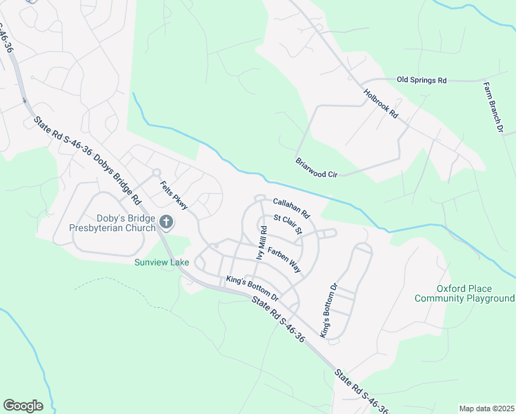 map of restaurants, bars, coffee shops, grocery stores, and more near 1578 Callahan Road in Fort Mill