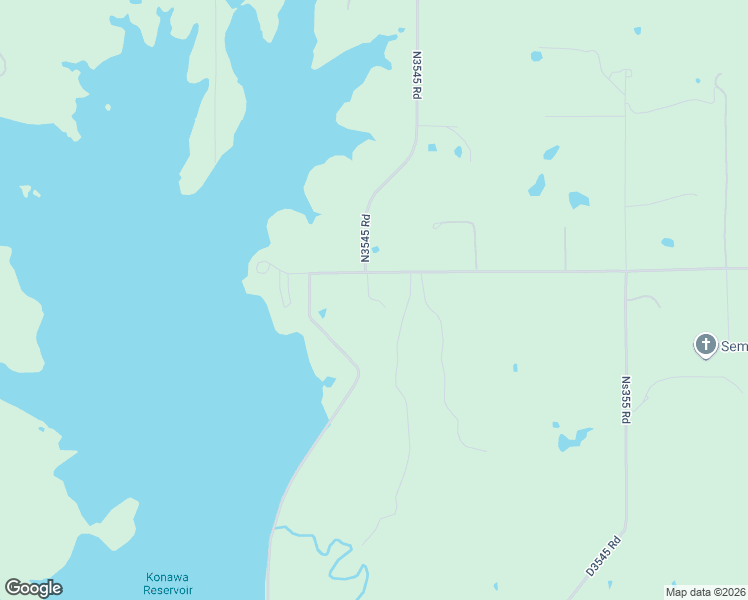 map of restaurants, bars, coffee shops, grocery stores, and more near 35441 EW 1410 Road in Konawa