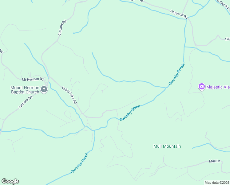 map of restaurants, bars, coffee shops, grocery stores, and more near 100 Taylor Lane in Mineral Bluff
