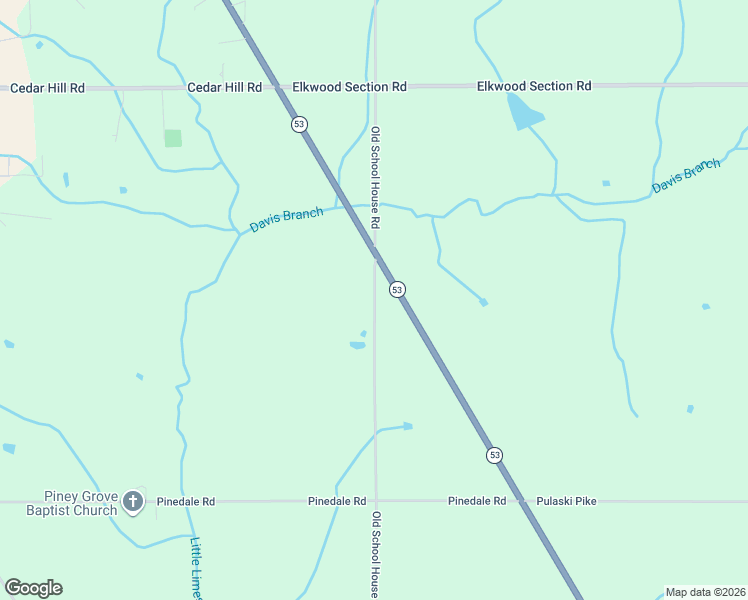 map of restaurants, bars, coffee shops, grocery stores, and more near 28227-28659 Old School House Road in Ardmore