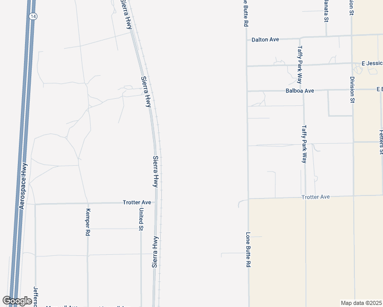 map of restaurants, bars, coffee shops, grocery stores, and more near 1 Sierra Highway in Mojave