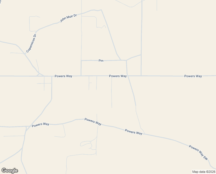 map of restaurants, bars, coffee shops, grocery stores, and more near 7316 Powers Way Road Southwest in Albuquerque