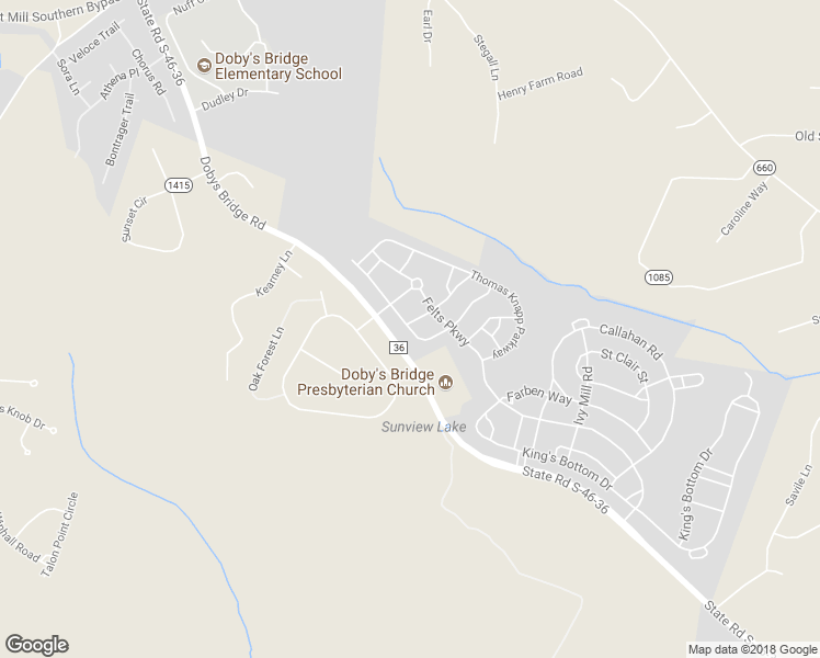 map of restaurants, bars, coffee shops, grocery stores, and more near 417 Dudley Drive in Fort Mill