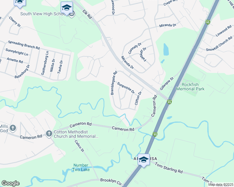 4418 Rose Meadow Drive, Hope Mills NC Walk Score