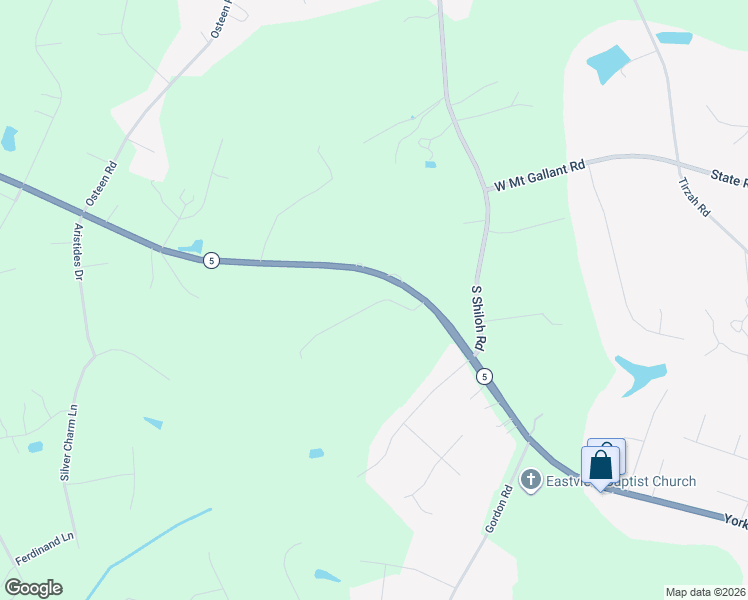 map of restaurants, bars, coffee shops, grocery stores, and more near 901-1199 McAfee Court in York