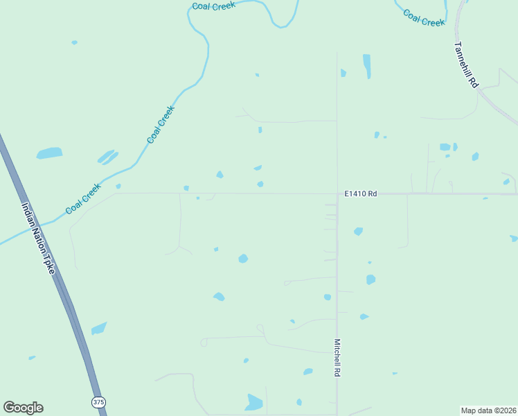 map of restaurants, bars, coffee shops, grocery stores, and more near 4800 West Mitchell Road in McAlester