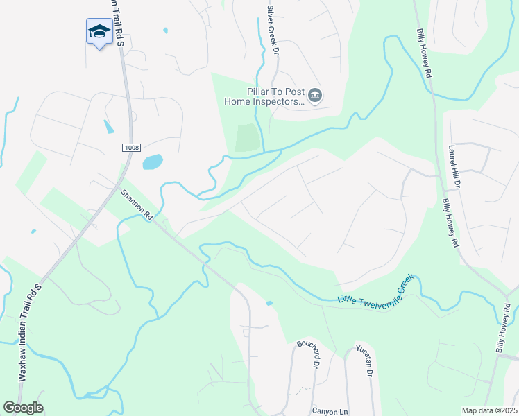 map of restaurants, bars, coffee shops, grocery stores, and more near 5718 Verducci Lane in Waxhaw