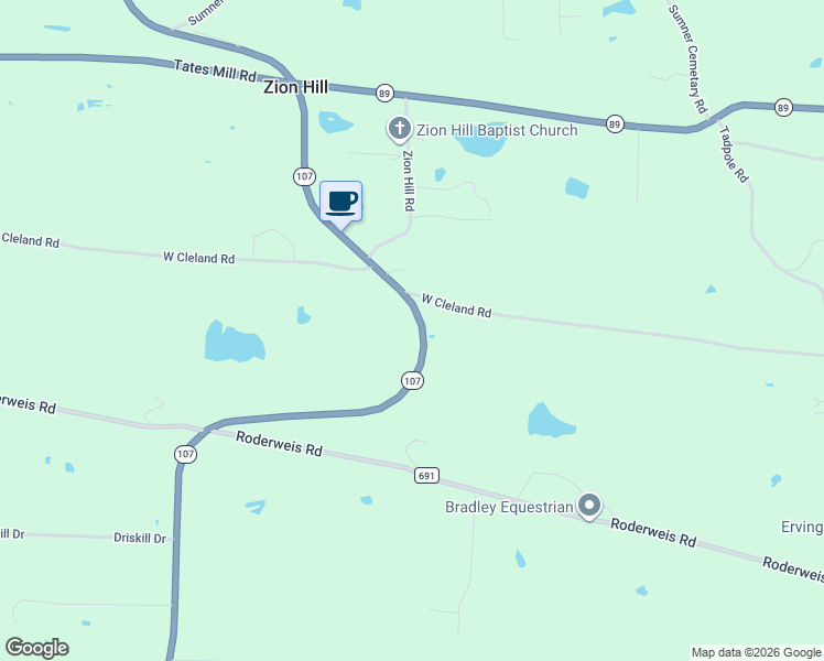 map of restaurants, bars, coffee shops, grocery stores, and more near 29411 Arkansas 107 in Cabot