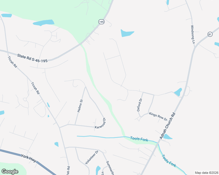map of restaurants, bars, coffee shops, grocery stores, and more near 2017 Balmoral Drive in Rock Hill