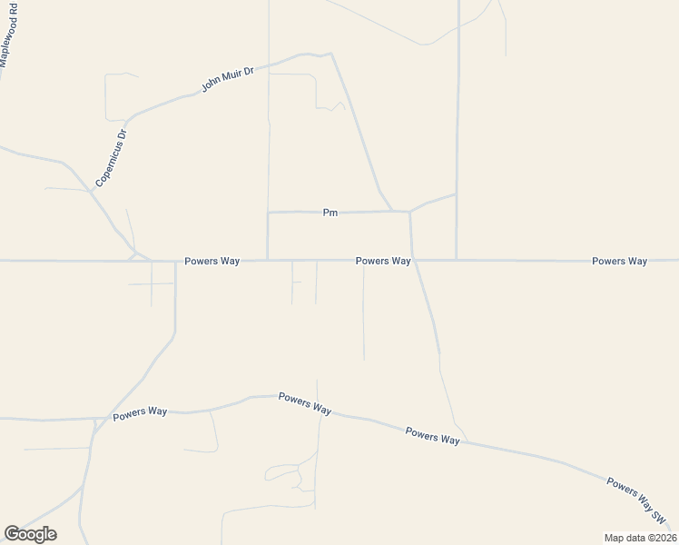 map of restaurants, bars, coffee shops, grocery stores, and more near 7316 Powers Way Road Southwest in Albuquerque