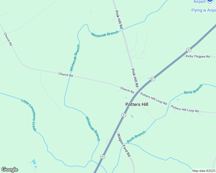 map of restaurants, bars, coffee shops, grocery stores, and more near 952 Church Road in Pink Hill