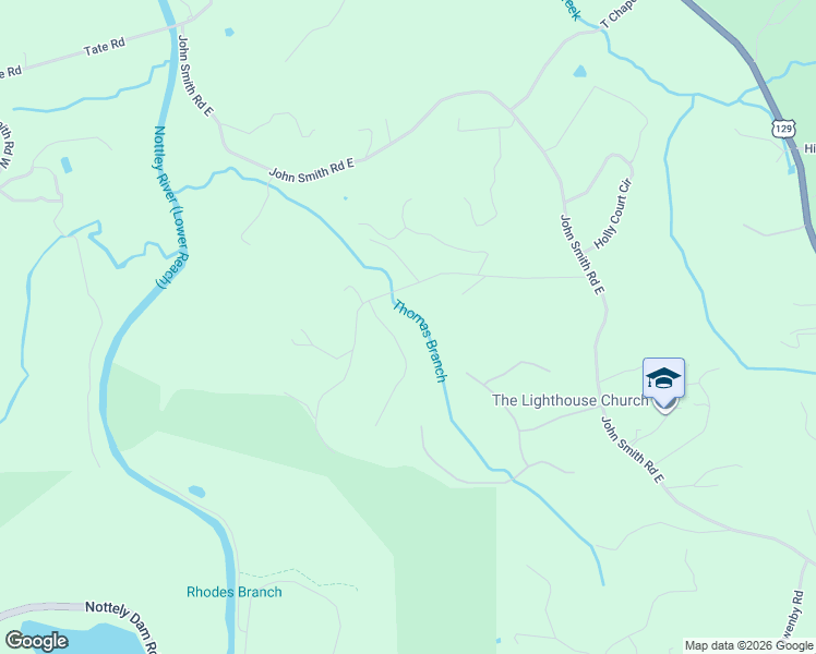 map of restaurants, bars, coffee shops, grocery stores, and more near 71 Brookhaven Drive in Blairsville
