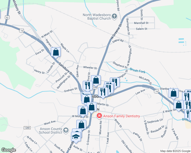 503 North Green Street, Wadesboro NC Walk Score