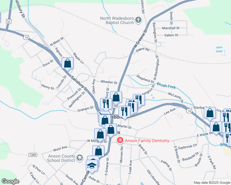 503 North Green Street, Wadesboro NC Walk Score