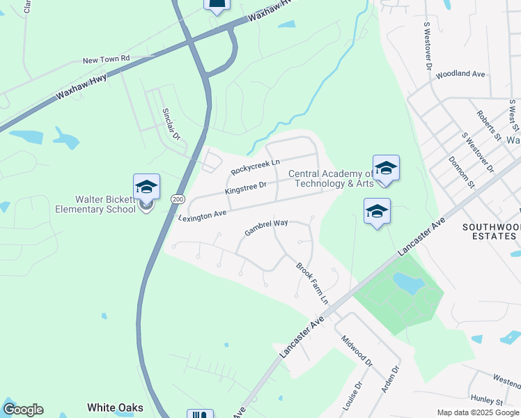 map of restaurants, bars, coffee shops, grocery stores, and more near 2117 Lexington Avenue in Monroe