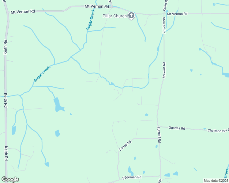 map of restaurants, bars, coffee shops, grocery stores, and more near 329 Washburn Lane in Ringgold