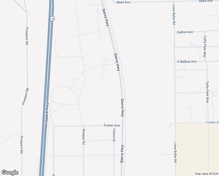 map of restaurants, bars, coffee shops, grocery stores, and more near 10210 Sierra Highway in Mojave