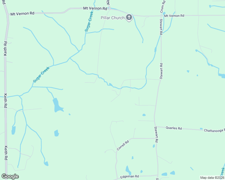 map of restaurants, bars, coffee shops, grocery stores, and more near 329 Washburn Lane in Ringgold