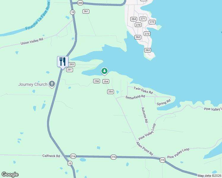 map of restaurants, bars, coffee shops, grocery stores, and more near 125 Allen Point Road in Perryville
