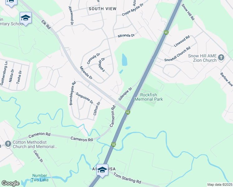 map of restaurants, bars, coffee shops, grocery stores, and more near 3219 Bolt Rock Way in Fayetteville