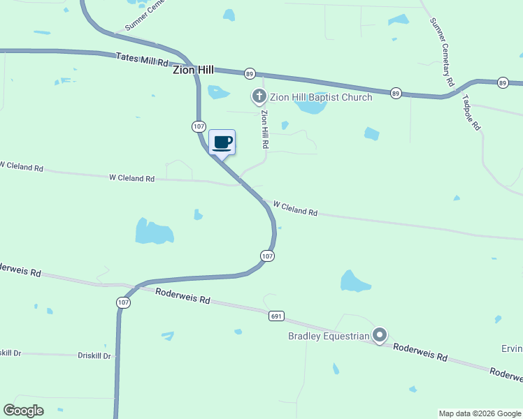 map of restaurants, bars, coffee shops, grocery stores, and more near 29411 Arkansas 107 in Cabot