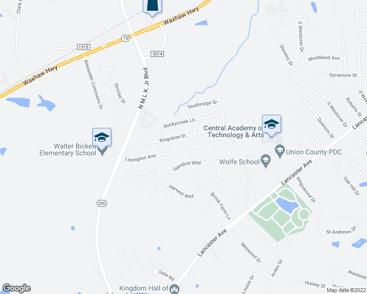 map of restaurants, bars, coffee shops, grocery stores, and more near 2114 Lexington Avenue in Monroe