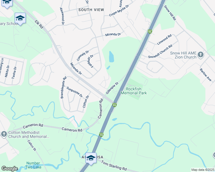 map of restaurants, bars, coffee shops, grocery stores, and more near 3219 Bolt Rock Way in Fayetteville