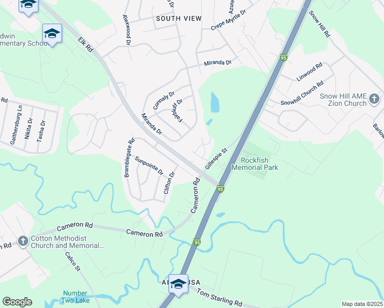 map of restaurants, bars, coffee shops, grocery stores, and more near 153 Wading Creek Lane in Fayetteville