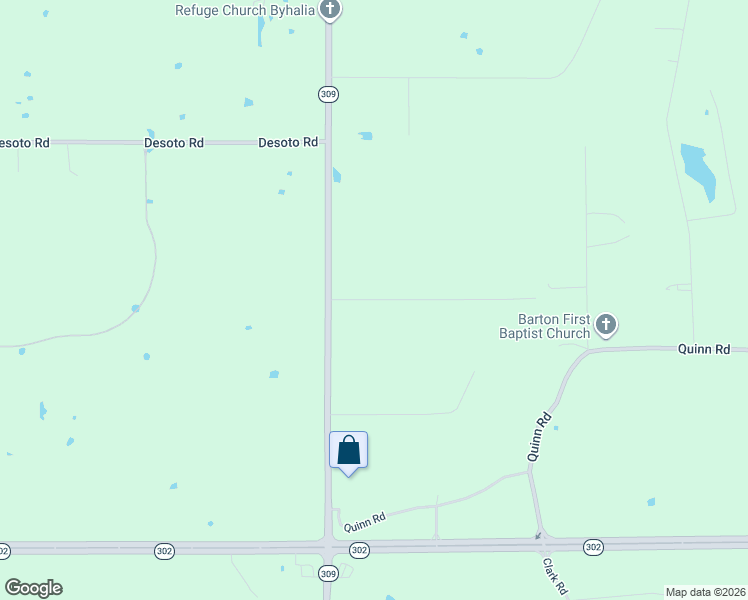 map of restaurants, bars, coffee shops, grocery stores, and more near 72 Kathy Lynn Road in Byhalia