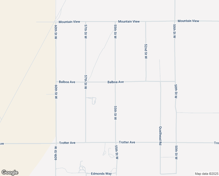 map of restaurants, bars, coffee shops, grocery stores, and more near 55th Street West in Mojave