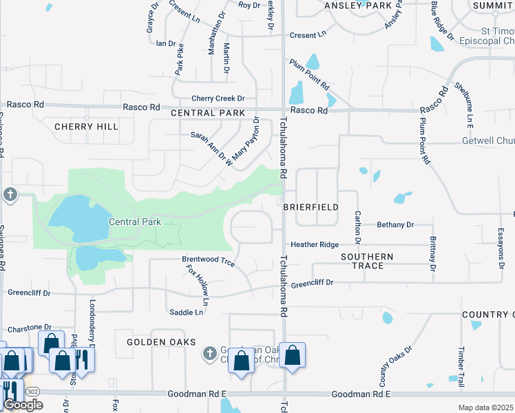 map of restaurants, bars, coffee shops, grocery stores, and more near 1918 Winners Circle North in Southaven