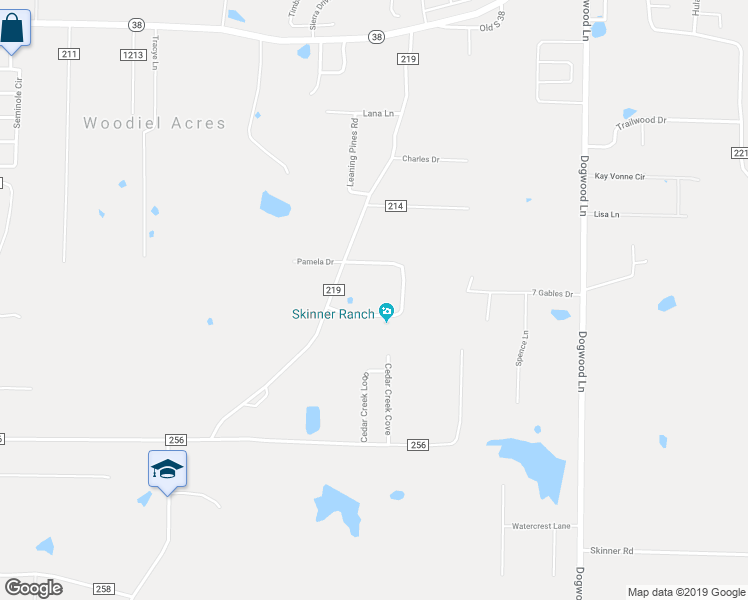 map of restaurants, bars, coffee shops, grocery stores, and more near 90 Windwood Loop in Cabot