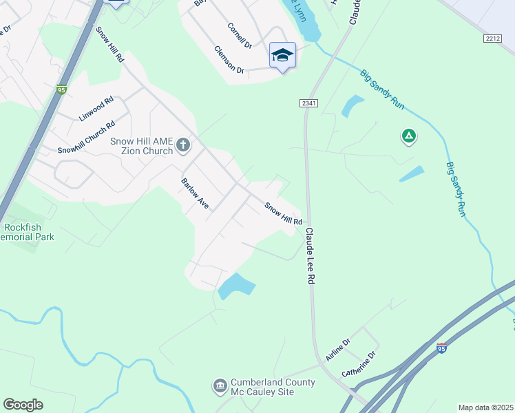 map of restaurants, bars, coffee shops, grocery stores, and more near 509 Polygon Place in Fayetteville