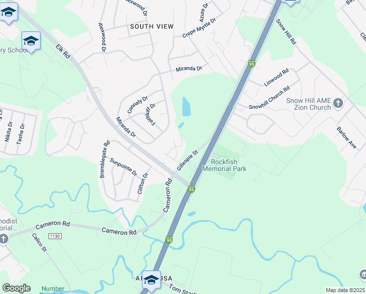 map of restaurants, bars, coffee shops, grocery stores, and more near 3207 Sperry Branch Way in Fayetteville