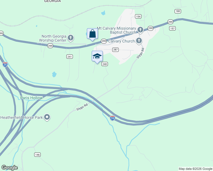 map of restaurants, bars, coffee shops, grocery stores, and more near 190 Crestview Drive in Wildwood
