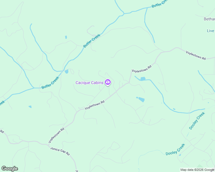 map of restaurants, bars, coffee shops, grocery stores, and more near 125 Berta Road in Morganton