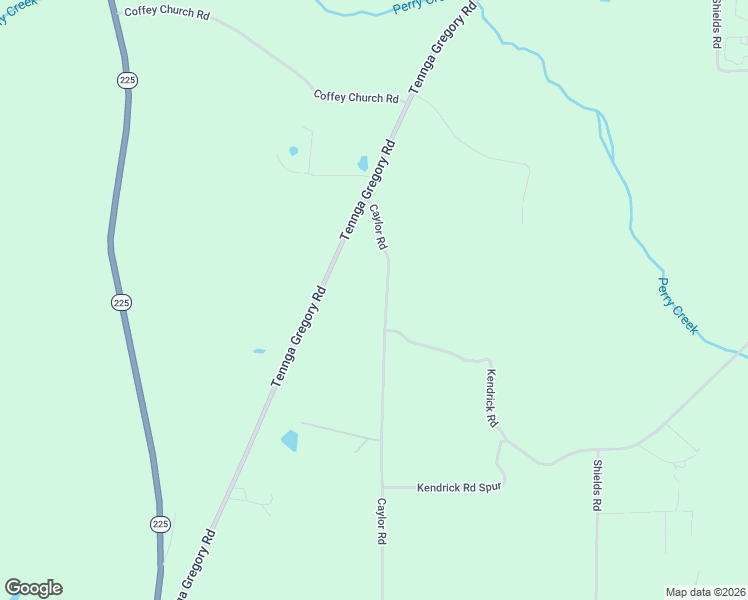 map of restaurants, bars, coffee shops, grocery stores, and more near 1861 Caylor Road in Crandall
