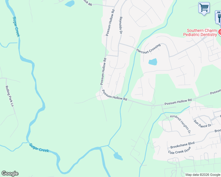 map of restaurants, bars, coffee shops, grocery stores, and more near 16305 Reynolds Drive in Indian Land