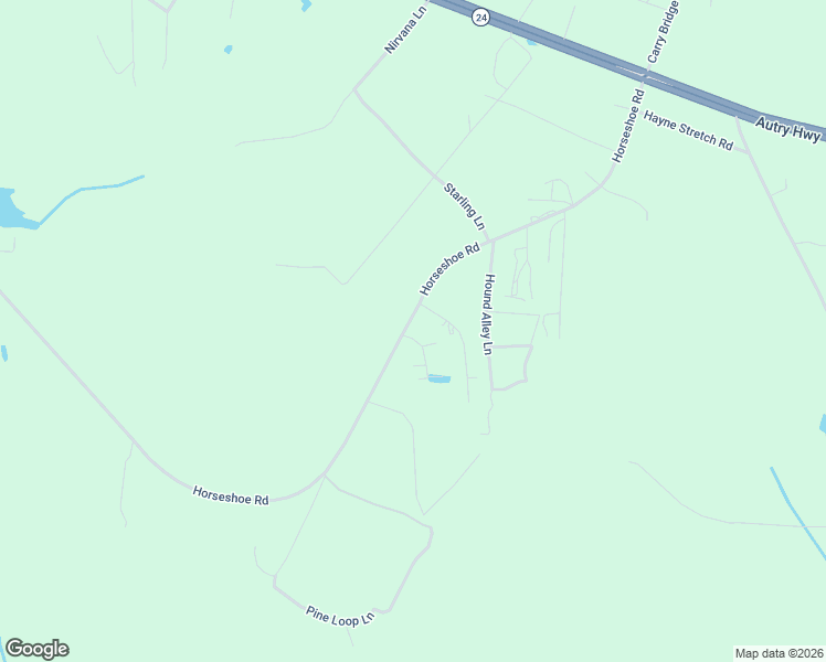 map of restaurants, bars, coffee shops, grocery stores, and more near 801 Horseshoe Road in Autryville