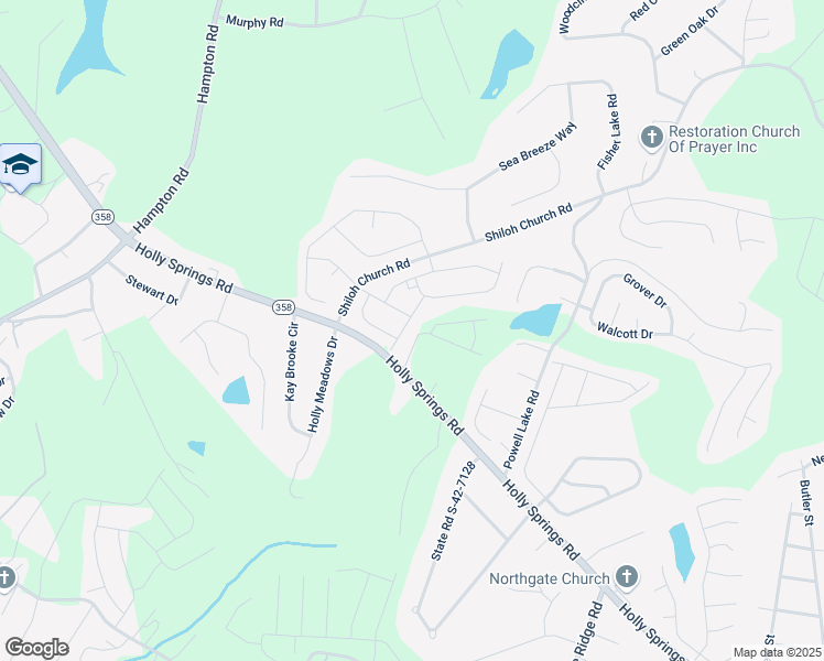 map of restaurants, bars, coffee shops, grocery stores, and more near 717 Tabernacle Lane in Lyman