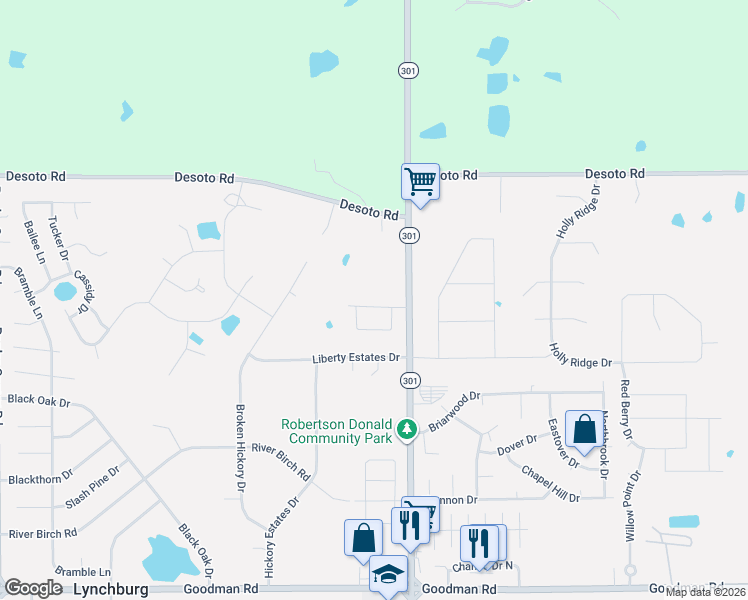 map of restaurants, bars, coffee shops, grocery stores, and more near 6060 Hallum Drive in Walls