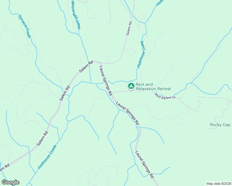 map of restaurants, bars, coffee shops, grocery stores, and more near 6 Gilliam Road in Mineral Bluff