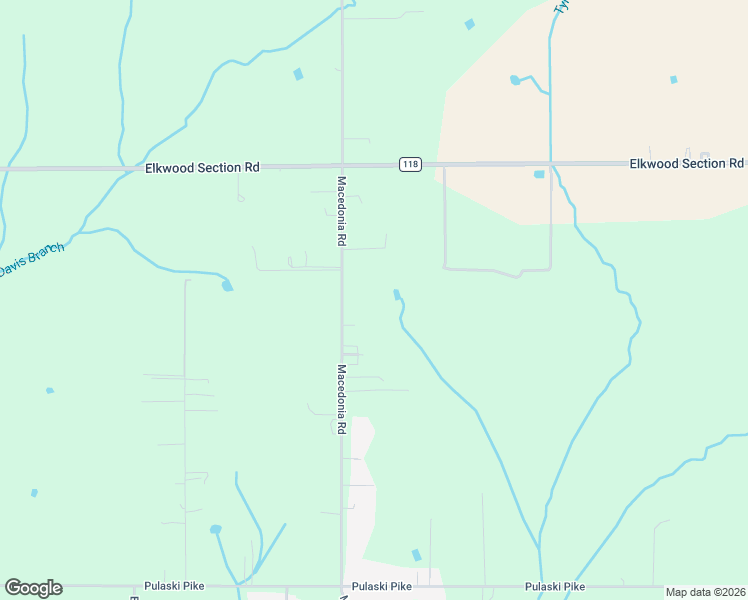 map of restaurants, bars, coffee shops, grocery stores, and more near 1261 Macedonia Road in Ardmore