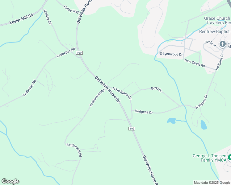 map of restaurants, bars, coffee shops, grocery stores, and more near 11430 Old White Horse Road in Travelers Rest