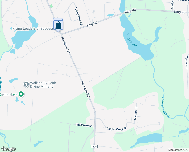 map of restaurants, bars, coffee shops, grocery stores, and more near 119 Sandspur Court in Raeford