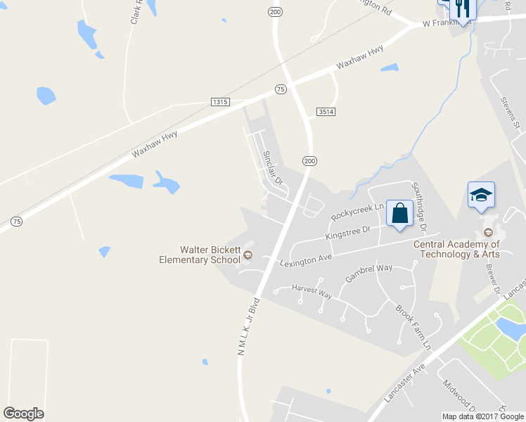 map of restaurants, bars, coffee shops, grocery stores, and more near 1011 Tradewinds Drive in Monroe