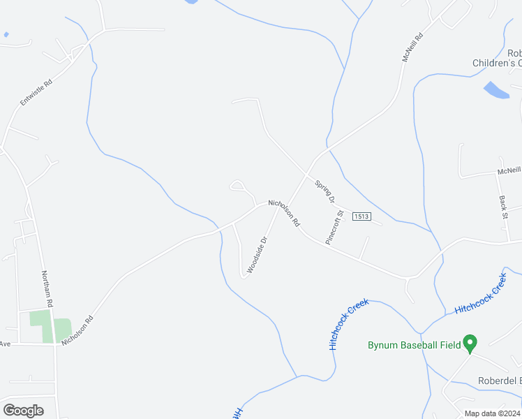 map of restaurants, bars, coffee shops, grocery stores, and more near 331 Nicholson Road in Rockingham